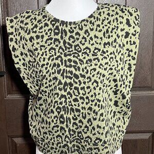La' Ros Leopard Print Top